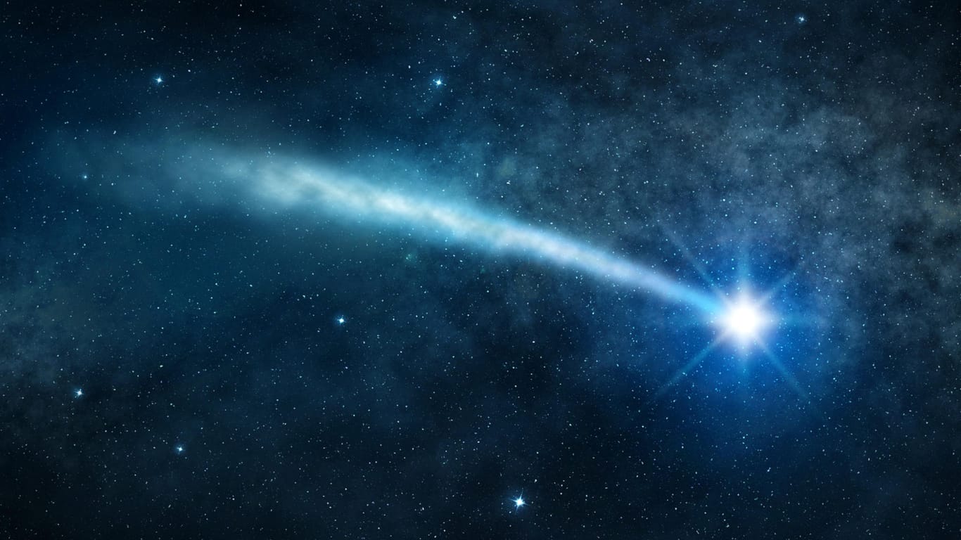 Sternschnuppen: Der Ausstrahlungspunkt des aktuellen Spektakels liegt den Sternfreunden zufolge tief im Sternbild Wassermann.