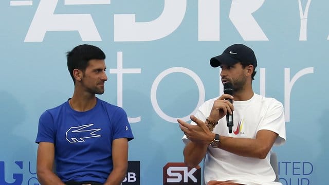 Hat sich auf der Adria-Tour mit dem Coronavirus infiziert: Grigor Dimitrow. Hat sich auf der Adria-Tour mit dem Coronavirus infiziert: Grigor Dimitrow.