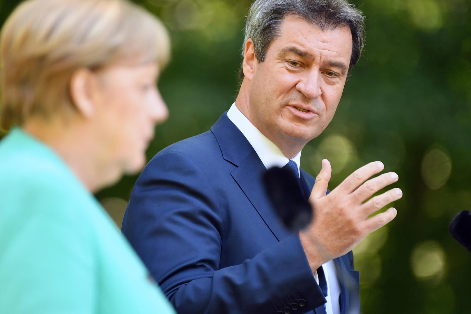 Bayerns Ministerpräsident Markus Söder (CSU): "Corona kommt schleichend zurück, aber mit aller Macht."