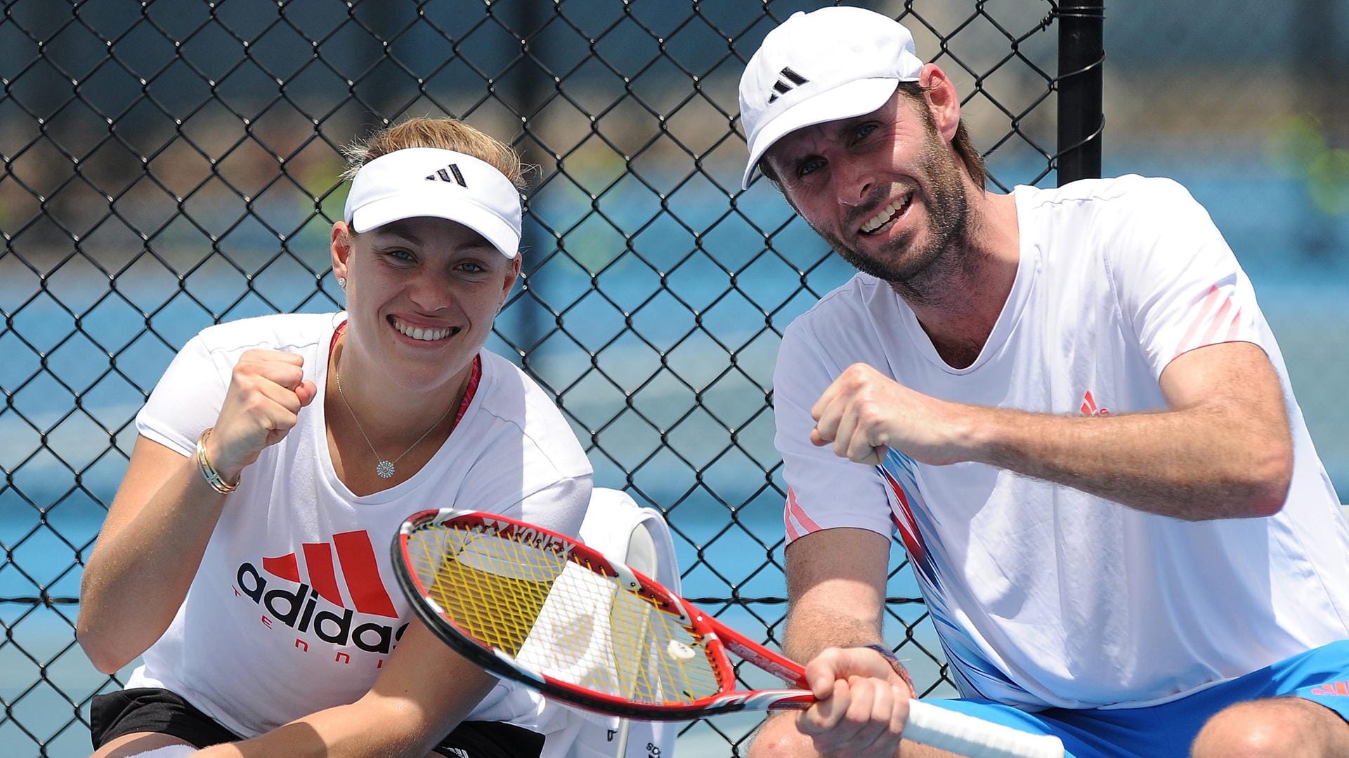 Erfolgsduo: Angelique Kerber mit Trainer Torben Beltz im Dezember 2012 in Brisbane.