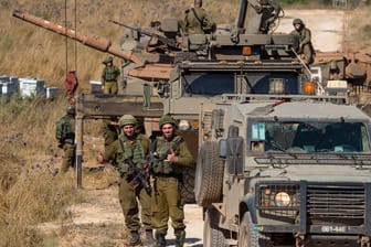 Die israelische Armee an der Grenze zum Libanon: Am Montag kam es zu einem Schusswechsel.