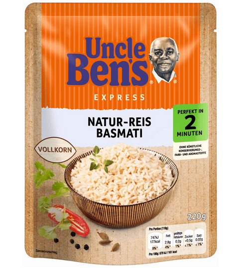 Uncle Ben’s Express Natur-Reis Basmati 220g