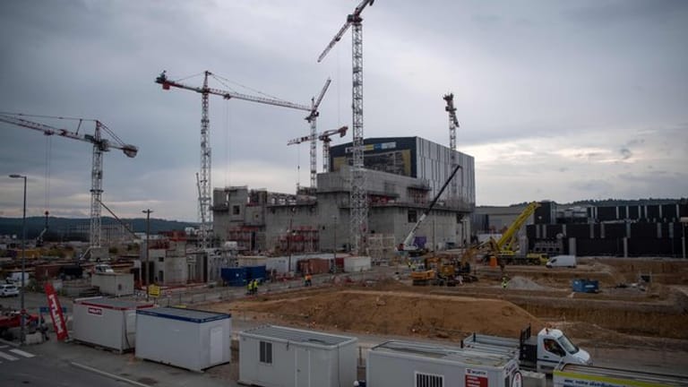 Blick auf die Baustelle des Kernfusionsreaktors Iter in Saint-Paul-lez-Durance (Archiv).