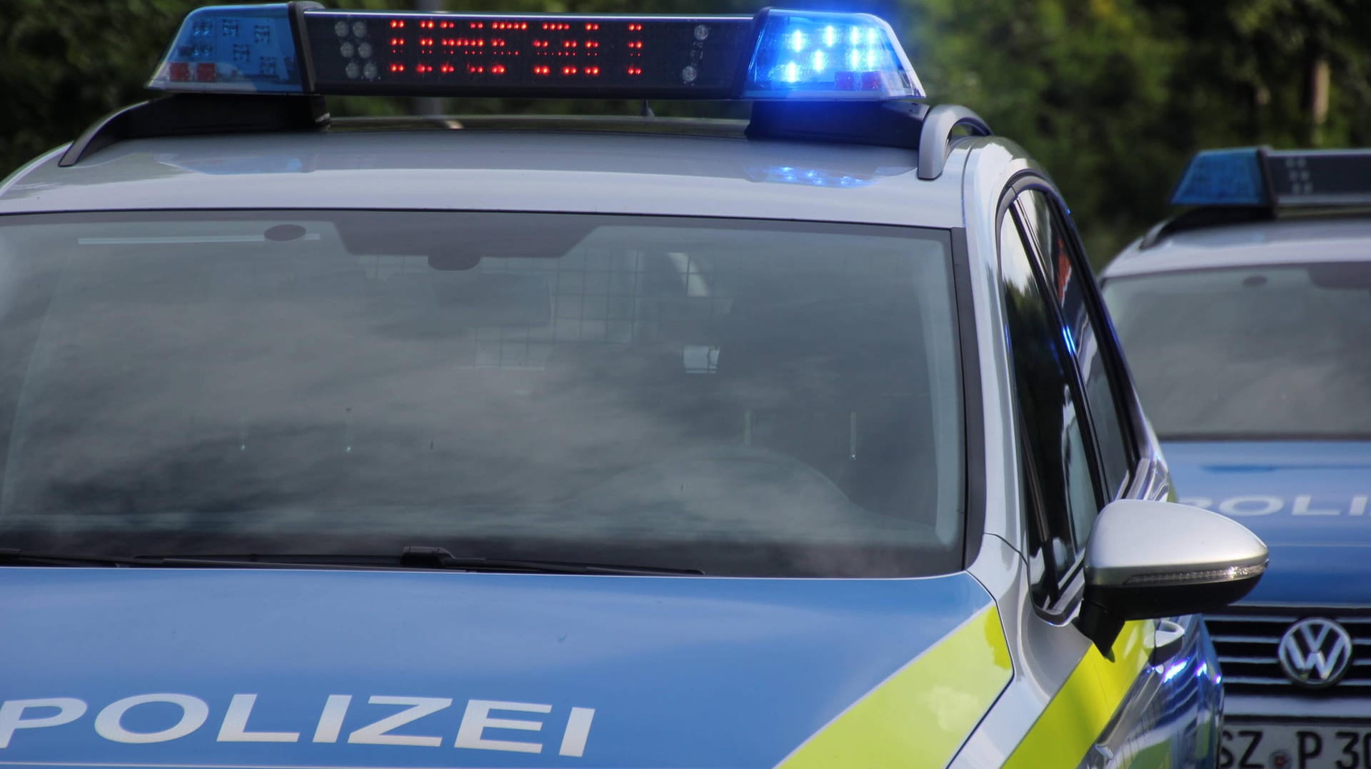 Polizei an einem Unfallort: Zuvor hatte es auf der Gegenfahrbahn einen Unfall mit einem Reh gegeben (Symbolbild). Polizei an einem Unfallort: Zuvor hatte es auf der Gegenfahrbahn einen Unfall mit einem Reh gegeben (Symbolbild).