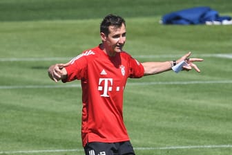 Miroslav Klose: Der WM-Rekordtorschütze hatte am Dienstag seinen ersten Arbeitstag als Bayerns Co-Trainer.