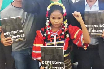 Die Philippinen sind eine besonders gefährliche Umgebung für Umweltschützer: Hier protestieren Aktivisten im September 2019 gegen Gewalt. (Archivfoto)