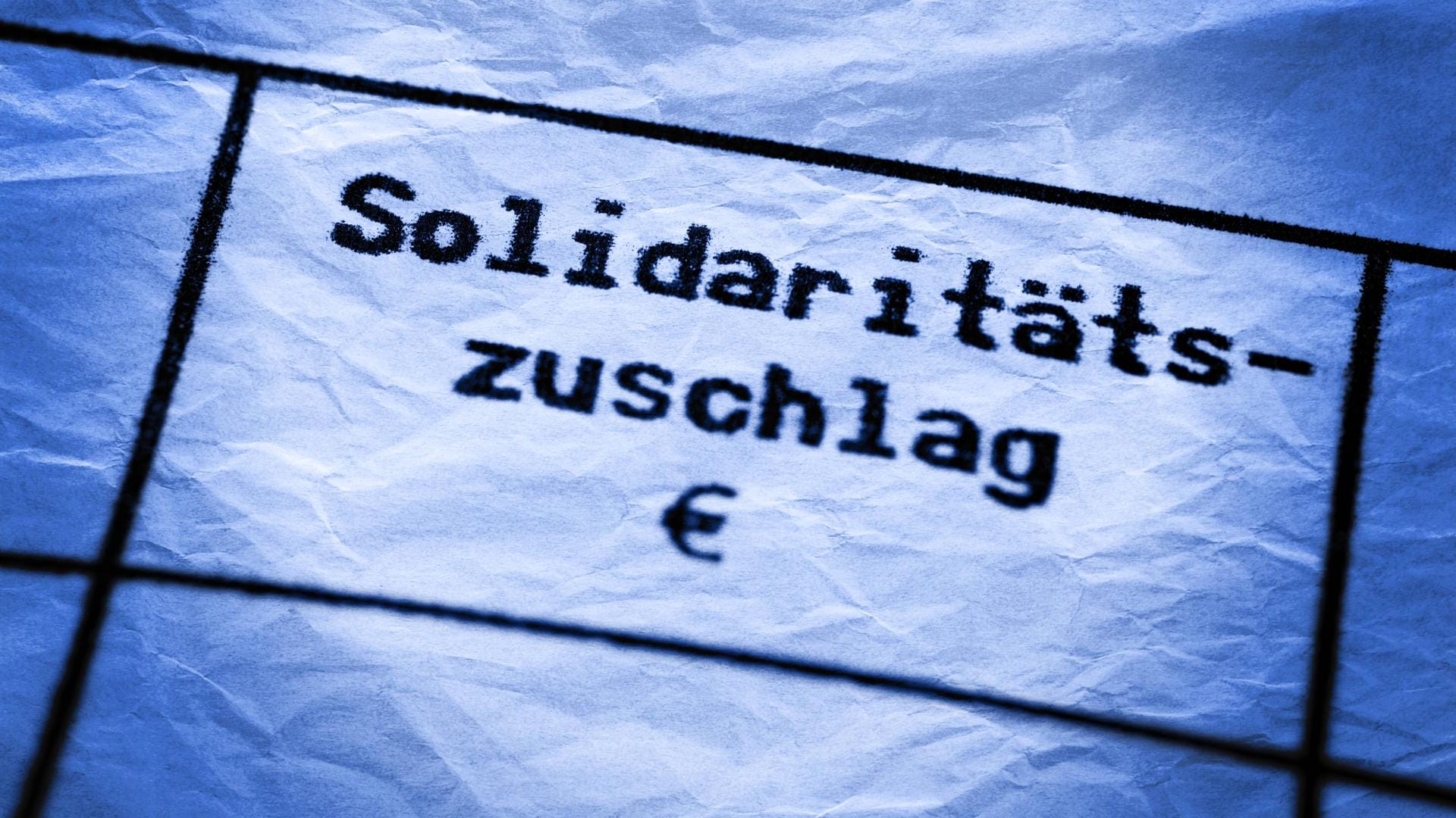 Solidaritätszuschlag auf einem Steuerschreiben (Symbolbild): Der Soli für 2020 ist noch rechtens.