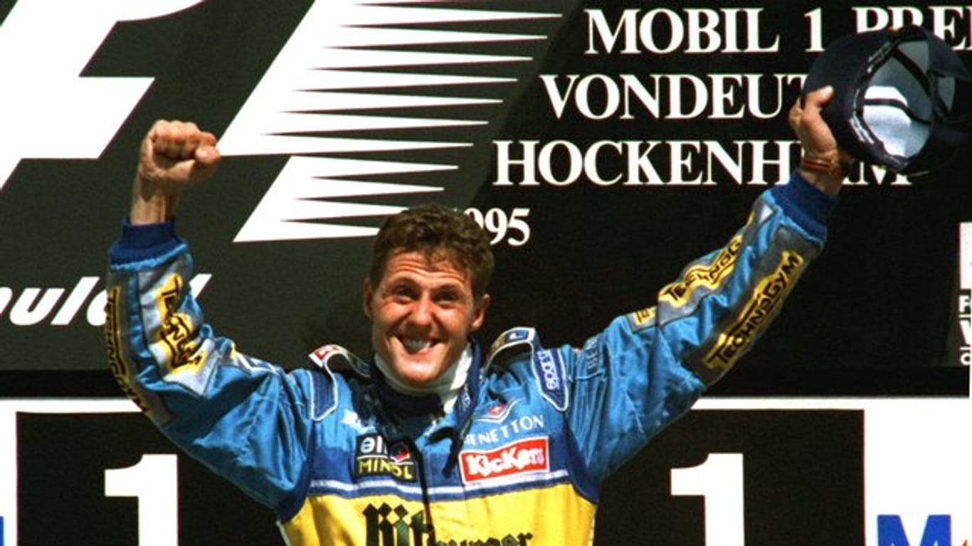 Der erste Deutsche, der ein Formel-1-Rennen in Deutschland gewinnt: Michael Schumacher.