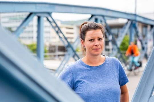 Sprecherin des Fan-Bündnisses "Unsere Kurve": Helen Breit.