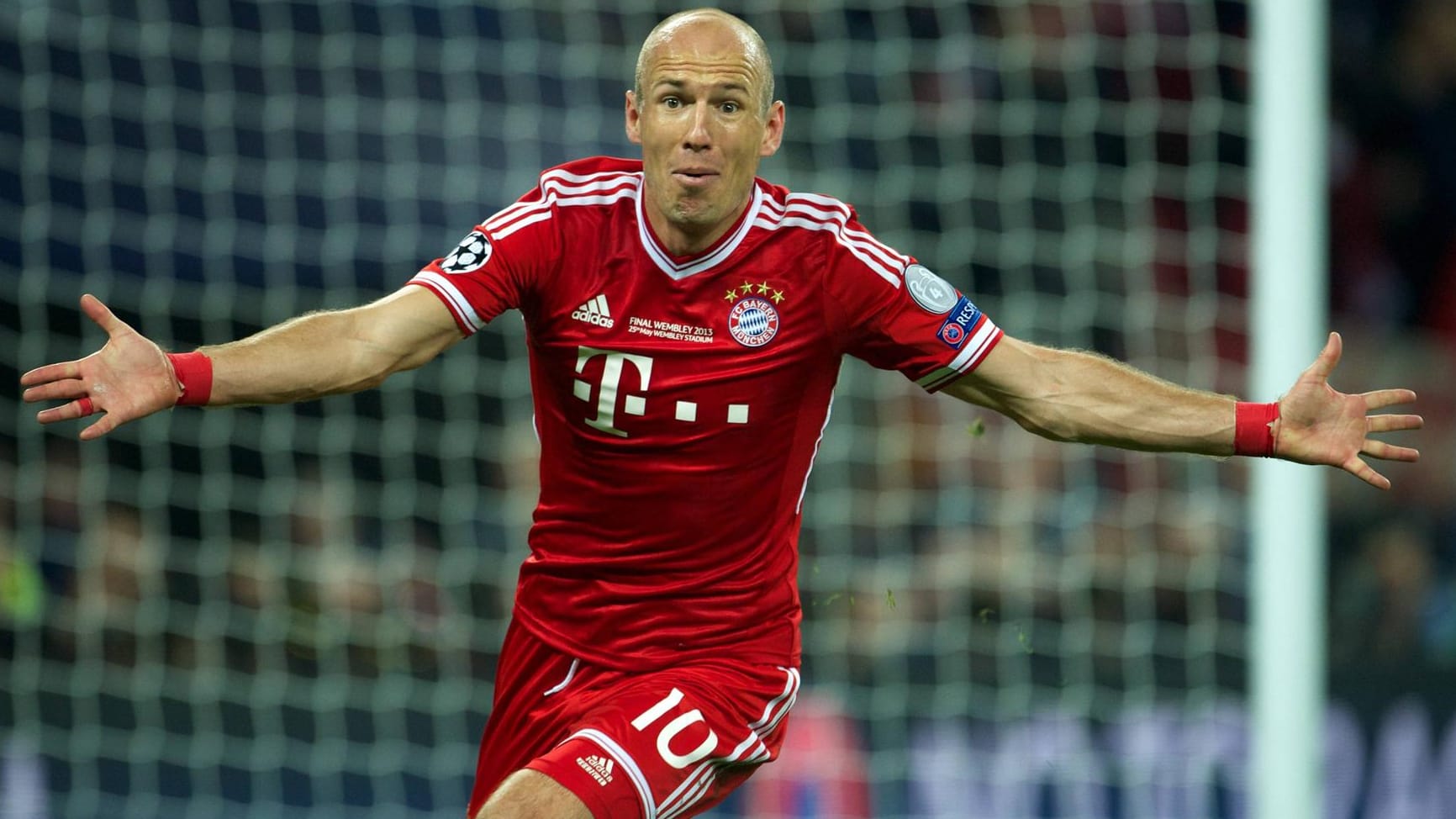 Arjen Robben: Der Niederländer erzielte am 25. Mai 2013 das entscheidende 2:1 im Champions-League-Finale gegen Borussia Dortmund.