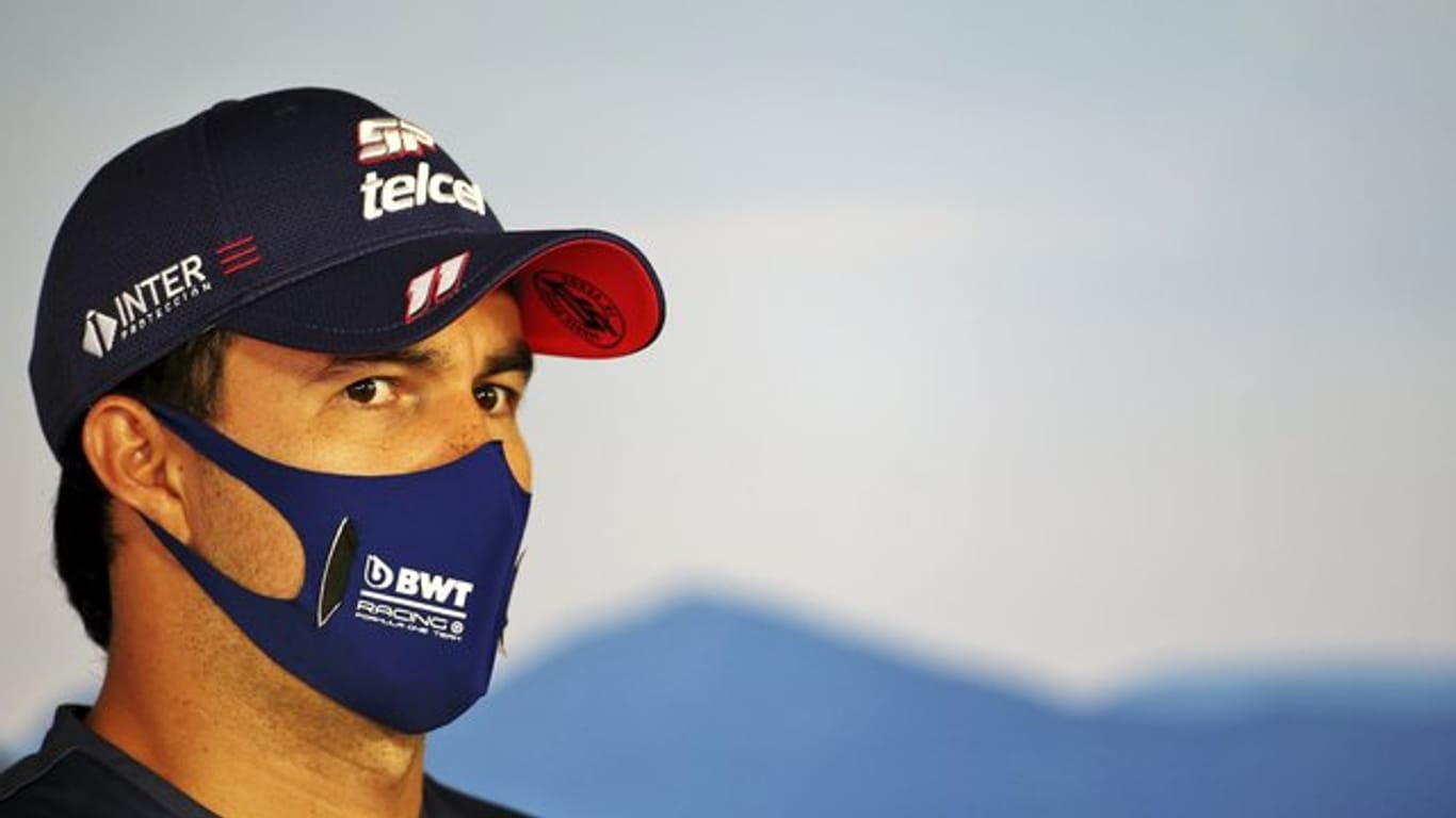 Wurde in Silverstone vorsorglich isoliert: Sergio Perez.