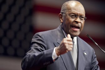Cain im Wahlkampf 2012: Der Politiker hatte sich bei den Republikanern als Präsidentschaftskandidat beworben.