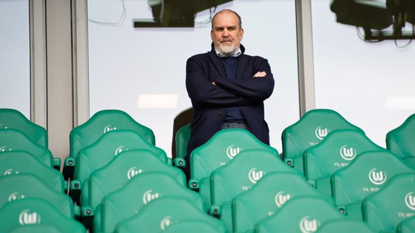 "Ungünstiger Zeitpunkt" für eine Diskussion um die Fan-Rückkehr, findet Jörg Schmadtke, Geschäftsführer Sport beim VfL Wolfsburg.