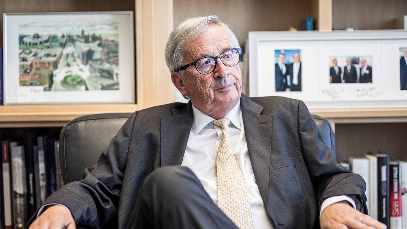 Jean-Claude Juncker in seinem Büro in Brüssel: "Diesem Haushaltsplan fehlt der zukunftsorientierte Touch."