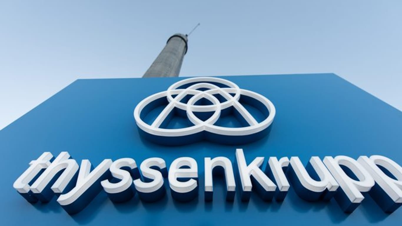 Das Logo von Thyssenkrupp (Symbolbild): Der Konzern verkauft seinen wertvollsten Geschäftszweig.