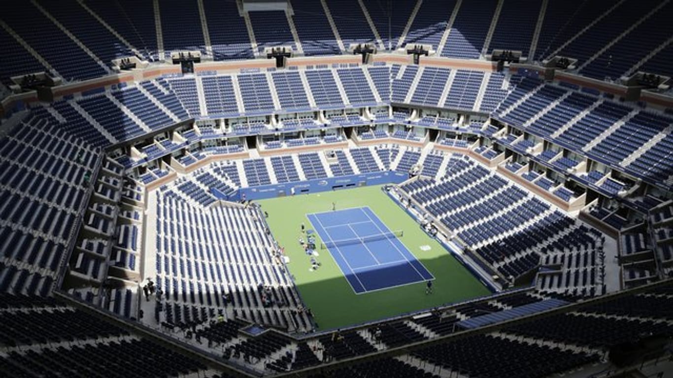 Trotz der Coronavirus-Pandemie sollen die US Open der Tennisprofis stattfinden.