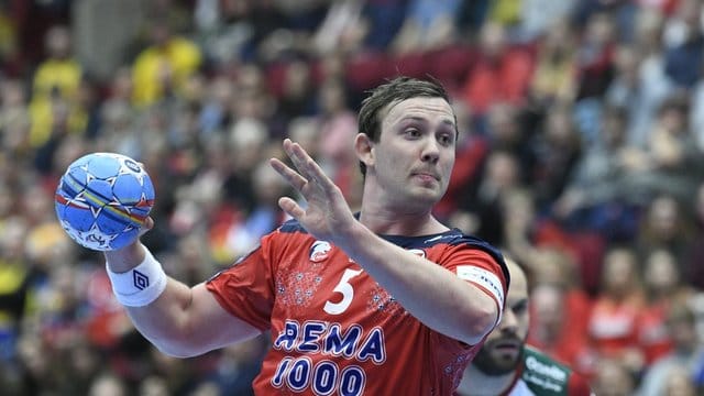 Will endlich wieder Handball spielen: Der Norweger Sander Sagosen. Will endlich wieder Handball spielen: Der Norweger Sander Sagosen.