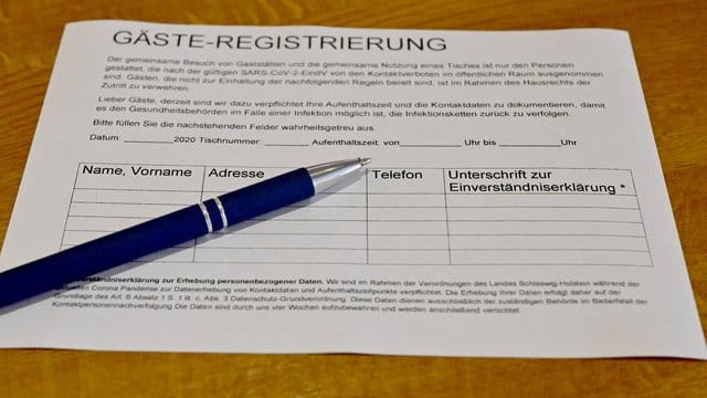 Um die Nutzung der Gäste-Registrierungen in Gaststätten ist eine Diskussion entbrannt. Um die Nutzung der Gäste-Registrierungen in Gaststätten ist eine Diskussion entbrannt.