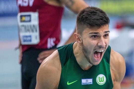 Überzeugte in Weinheim: Sprinter Deniz Almas.