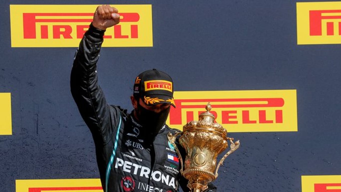 Lewis Hamilton siegte bei seinem Heimrennen in Silverstone.