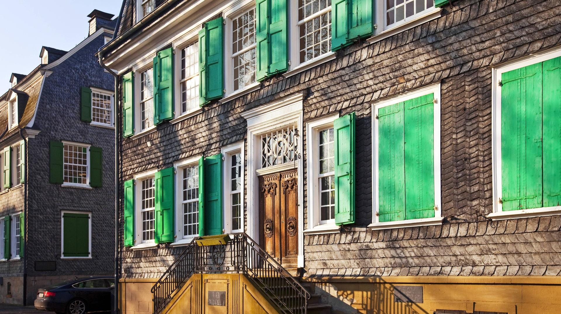 Das Engelshaus in Wuppertal: Es wird aufwendig saniert.
