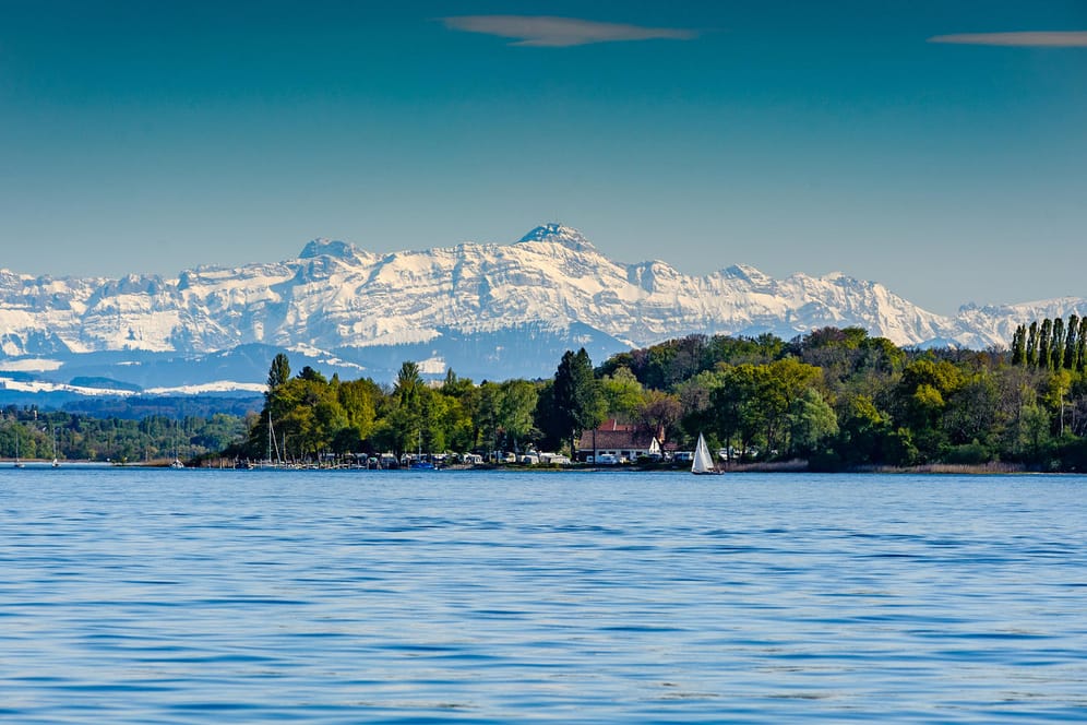 Bodensee: Der See zwischen Deutschland, Österreich und der Schweiz ist der populärste See in Deutschland für Fotos auf Instagram.