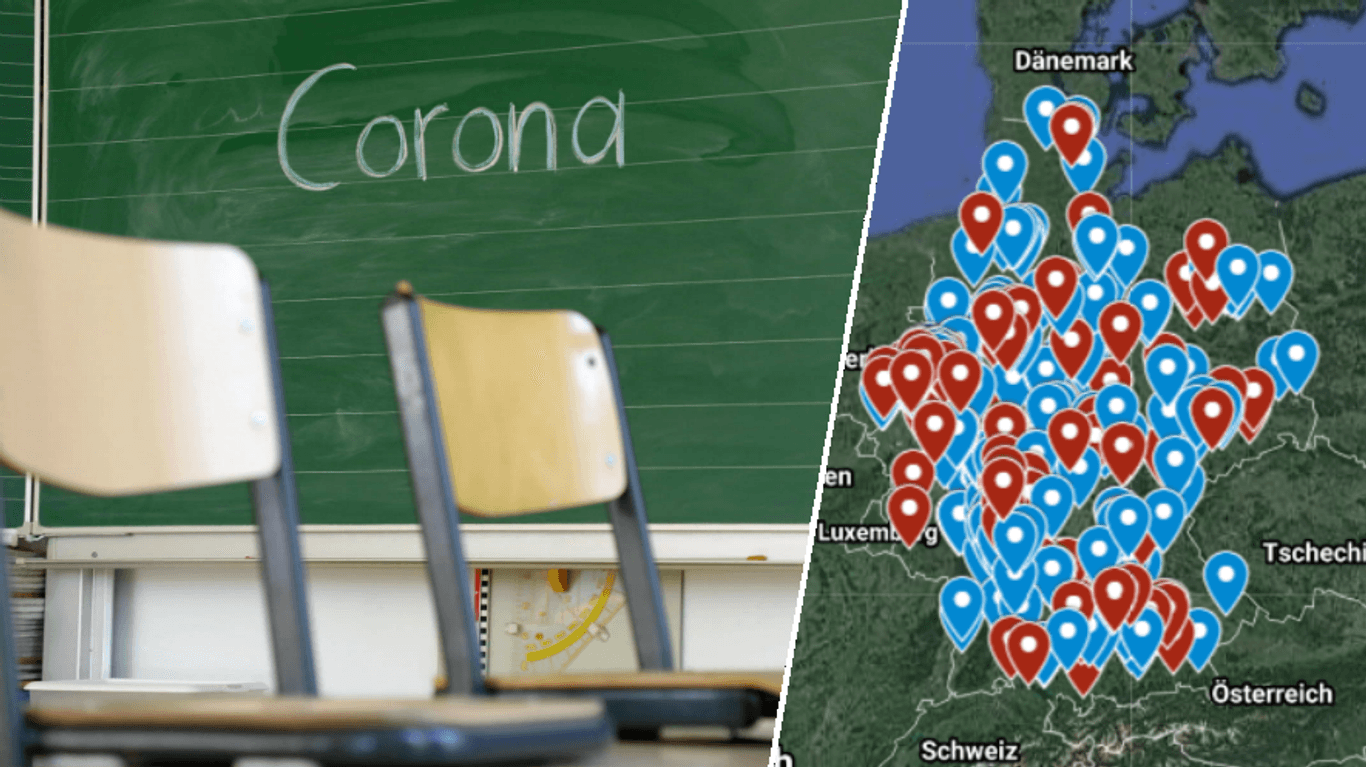 Coronafälle an Schulen: Eine Hamburger Lehrerin trägt seit Wiederöffnung der Schulen Fälle zusammen.