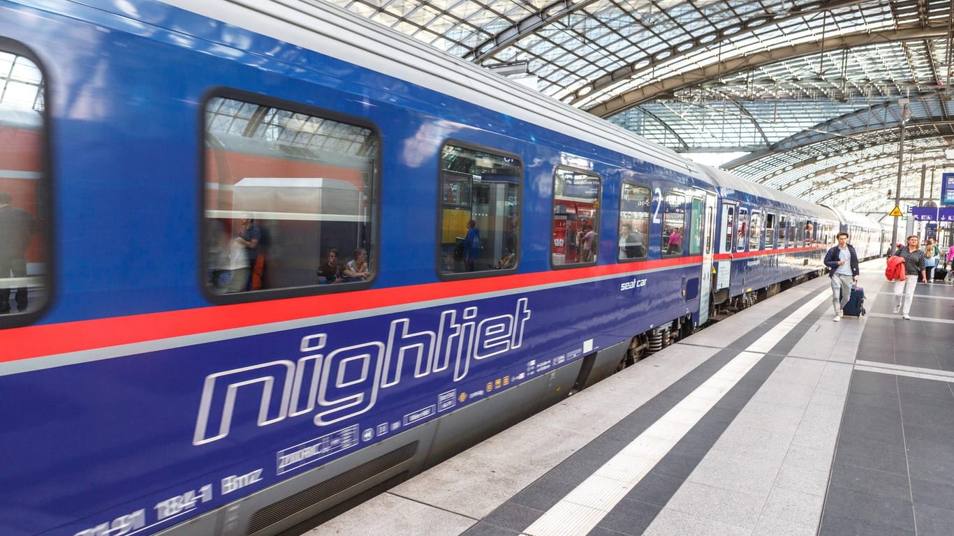 ÖBB Nightjet: Der Nachtzug der Österreichischen Bundesbahnen fährt auch nach Deutschland.