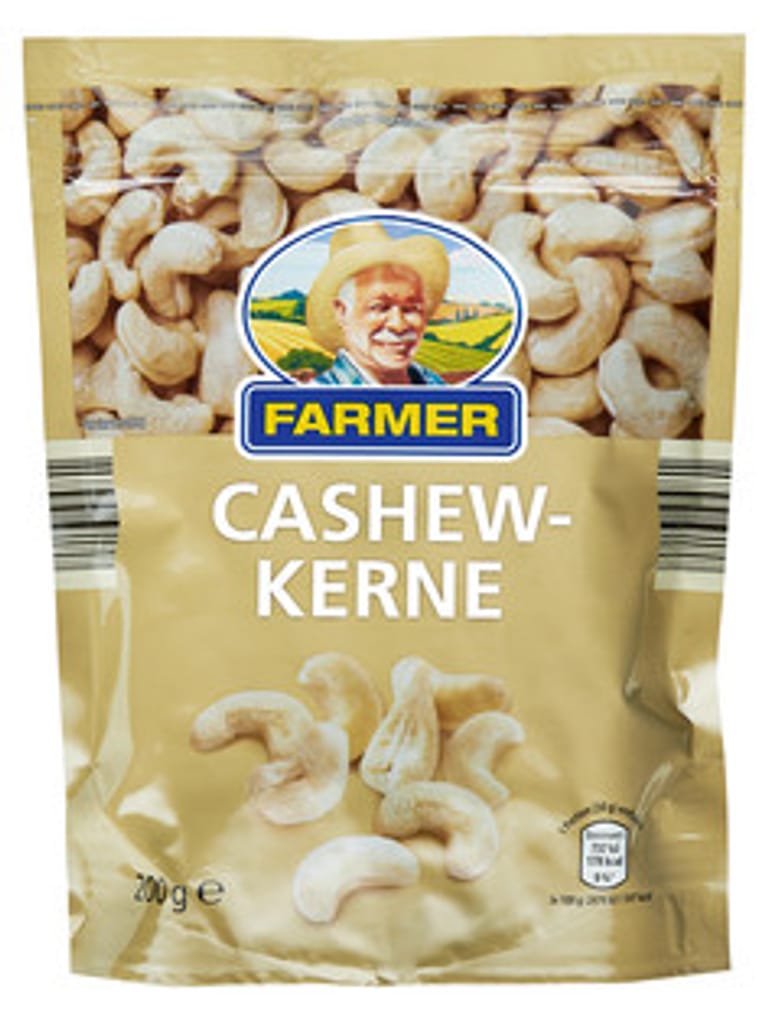 Cashew-Kerne des Herstellers Farmer