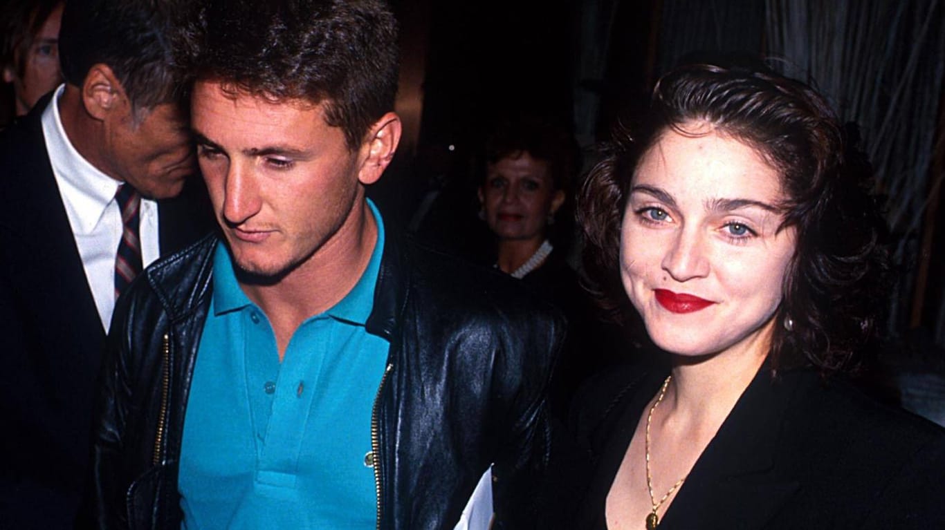 Sean Penn und Madonna: In den Achtzigerjahren waren der Schauspieler und die Sängerin ein Paar.