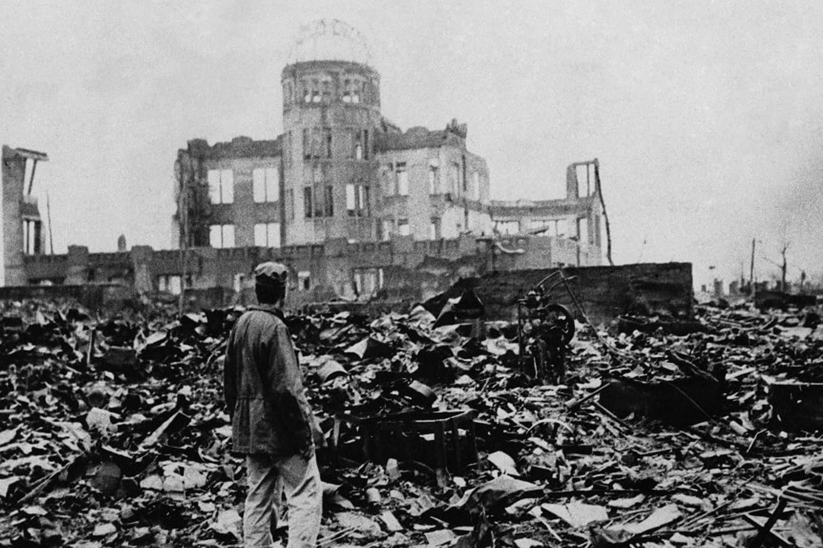 August 1945: Hiroshima wurde durch die Atombombe "Little Boy" in eine Trümmerwüste verwandelt.