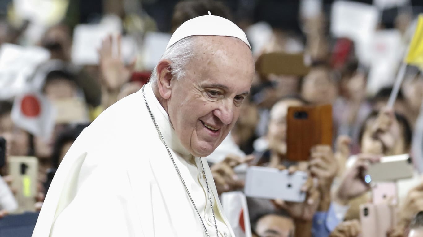 Papst Franziskus 2019 in Japan: Das Oberhaupt der römisch-katholischen Kirche besuchte auch Hiroshima.