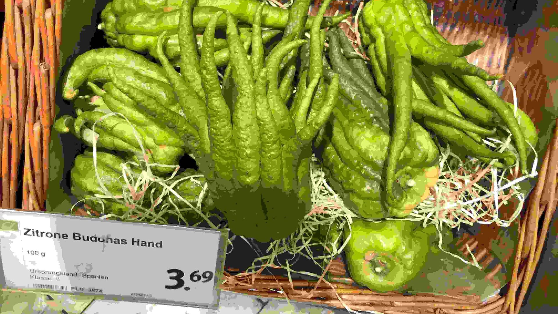 Buddhas Hand: Die Zitronensorte gibt es auch hierzulande in manchen Supermärkten zu kaufen.