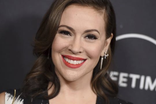 Schauspielerin Alyssa Milano kommt 2018 zur Veranstaltung "Variety's Power of Women".