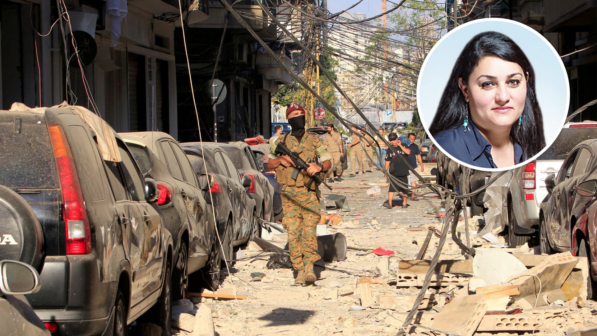 Ein Soldat läuft durch eine zerstörte Straße in Beirut: Im Libanon und der ganzen Region muss sich etwas ändern.