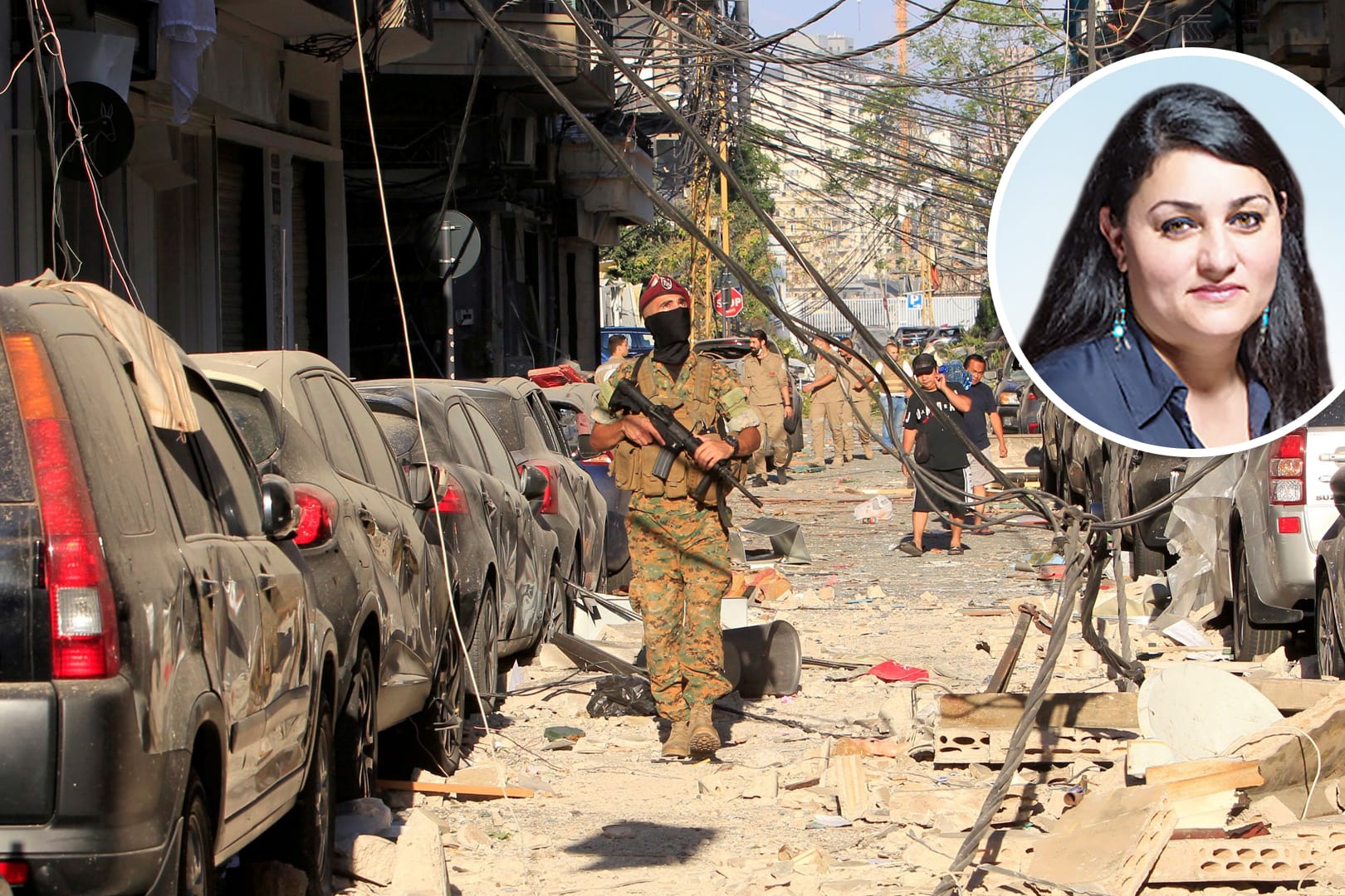 Ein Soldat läuft durch eine zerstörte Straße in Beirut: Im Libanon und der ganzen Region muss sich etwas ändern.