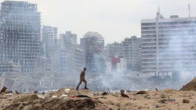 Nach der Katastrophe von Beirut sind 16 Menschen festgenommen worden.