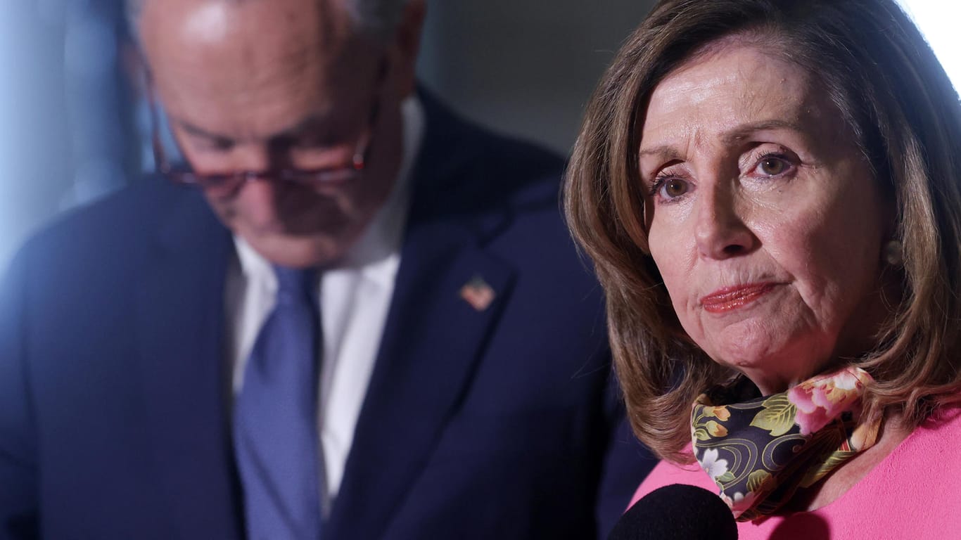 Die Vorsitzende des Repräsentantenhauses Nancy Pelosi (Demokraten): "Wir liegen weit auseinander".