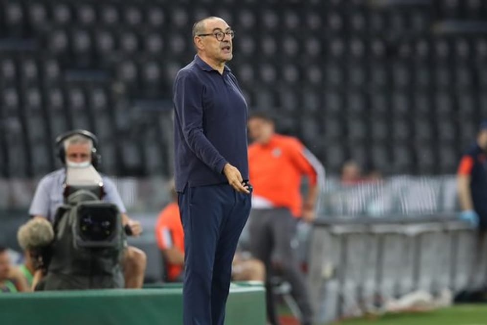 Steht nach dem Aus in der Champions League in der Kritik: Maurizio Sarri, Trainer von Juventus Turin.