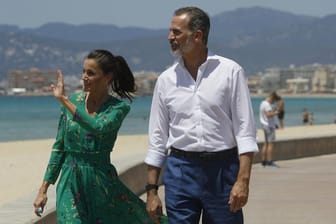 Um den Tourismus zu fördern, war das spanische Königspaar schon Ende Juni auf Mallorca gewesen.