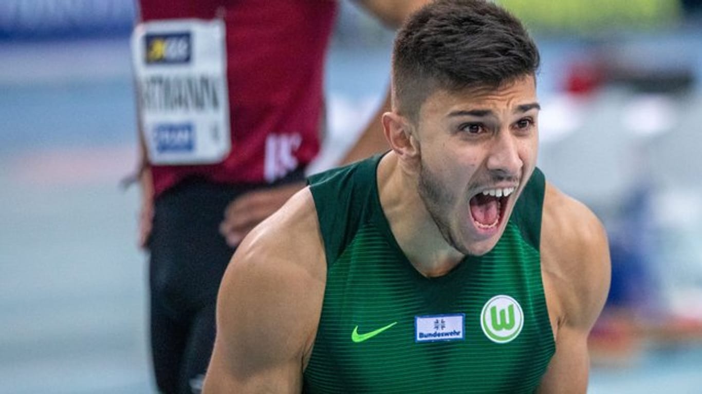 Deniz Almas gewann in Braunschweig die 100 Meter in ganz starken 10,09 Sekunden.