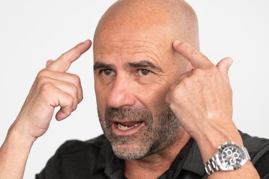 Leverkusens Trainer Peter Bosz ist sich sicher: "Kai ist konzentriert".