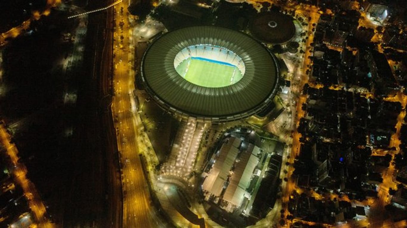 Das legendäre Maracanã-Stadion in Rio de Janeiro war zeitweise zum Krankenhaus für Corona-Patienten umfunktioniert worden.