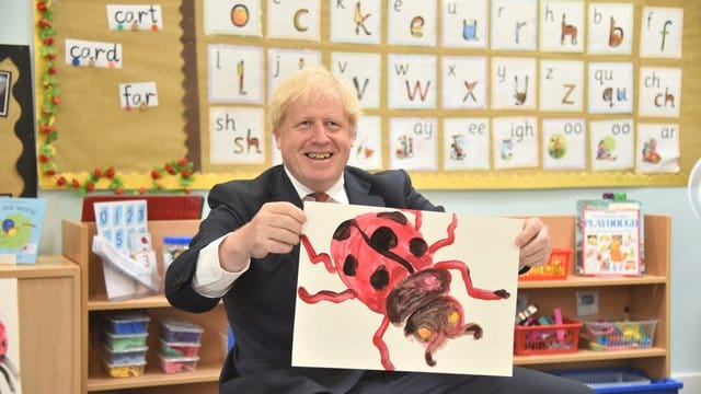 Premierminister Boris Johnson im vergangenen Monat beim Besuch einer Schule in der Grafschaft Kent. Premierminister Boris Johnson im vergangenen Monat beim Besuch einer Schule in der Grafschaft Kent.