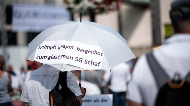 Corona-Demo in Dortmund