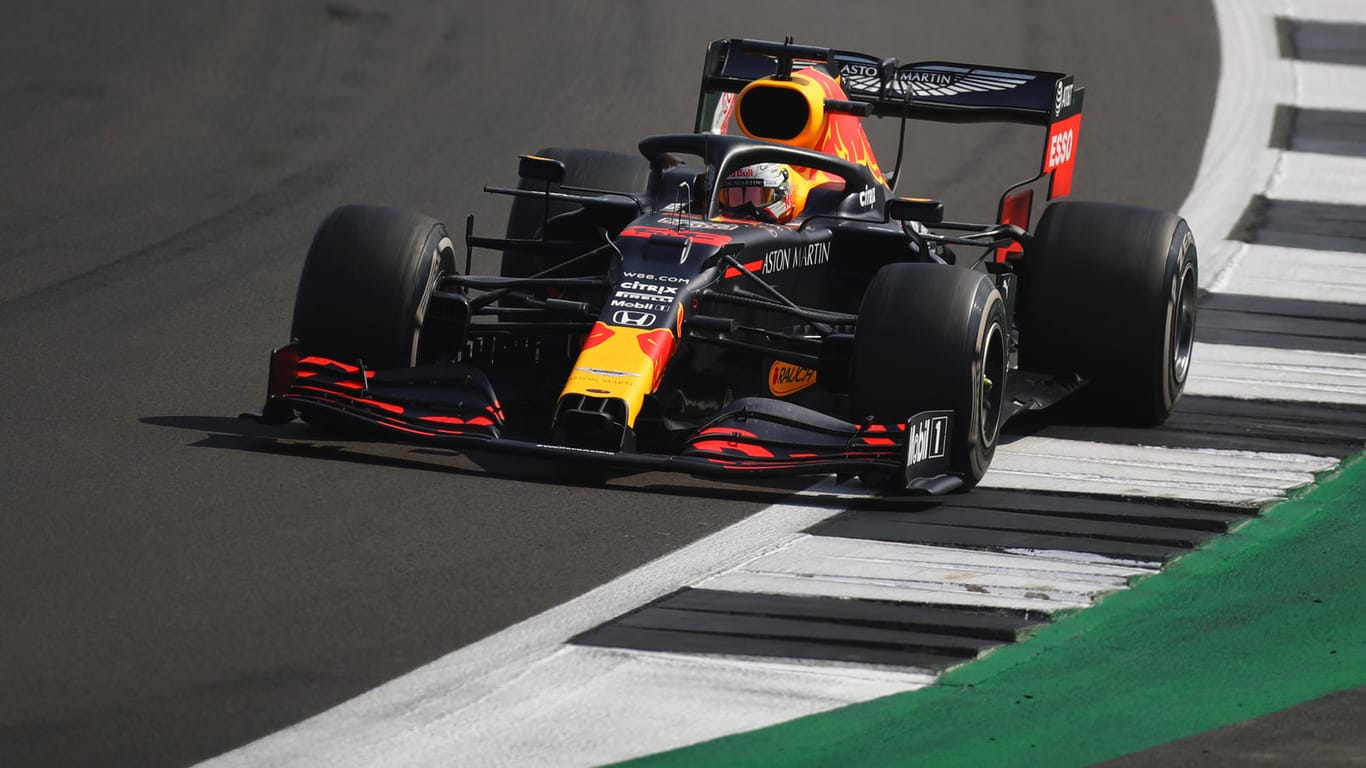 Erster Saisonsieg: Max Verstappen auf der Strecke in Silverstone.