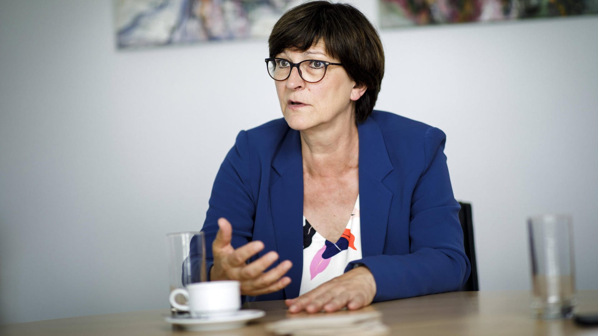 Positionierung: Saskia Esken spricht über Koalitionsoptionen der SPD. Positionierung: Saskia Esken spricht über Koalitionsoptionen der SPD.