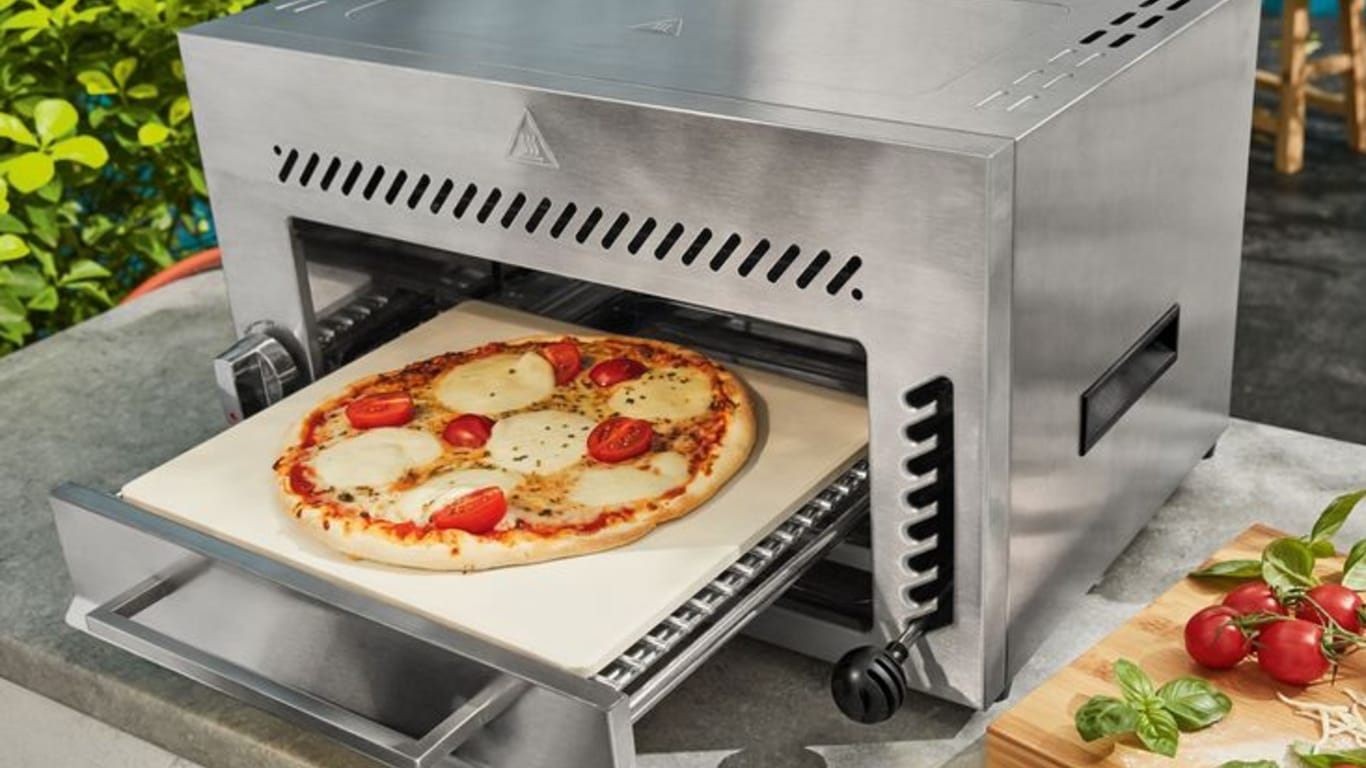 Mit dem Oberhitze-Grill gelingt Ihnen besonders knusprige Pizza. Sie sparen heute über 30 Prozent.