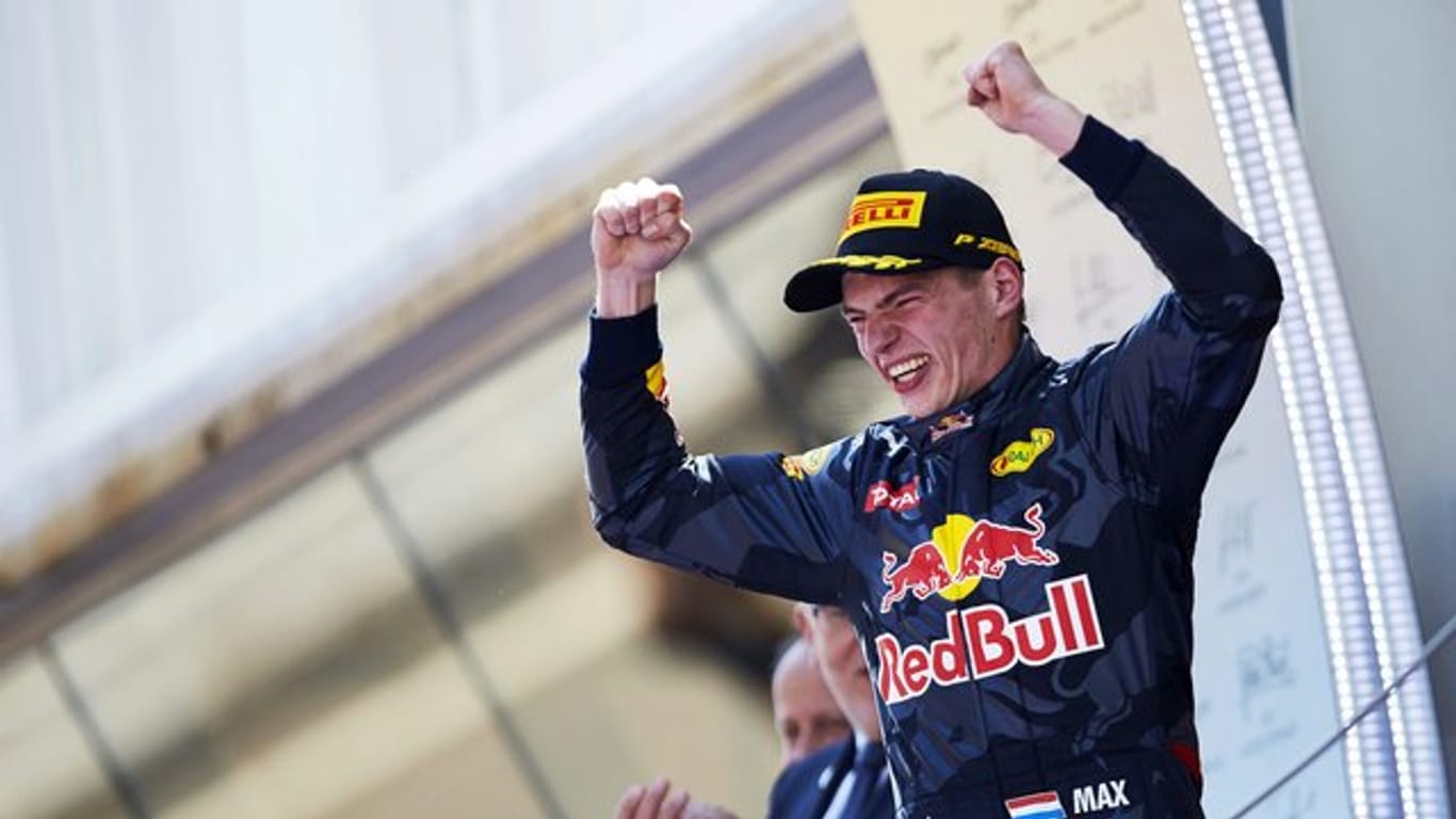 Hat ein gesegnetes Talent zum Rennfahren Der niederländische Formel-1-Pilot Max Verstappen.