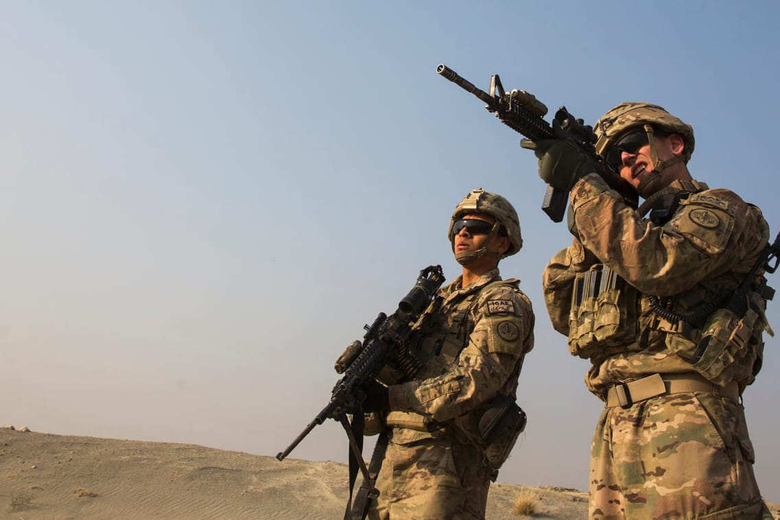 US-Soldaten in Afghanistan: Bis Ende des Jahres wollen die USA ihr Kontingent auf unter 5.000 Mann drücken.